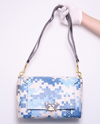 Space Invaders Flap Bag, &pound;275, Handbags, Front view